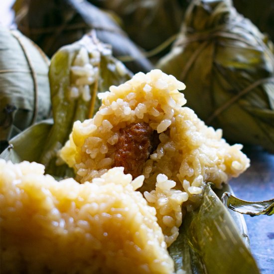 Rou Zongzi {Sticky Rice Dumplings}