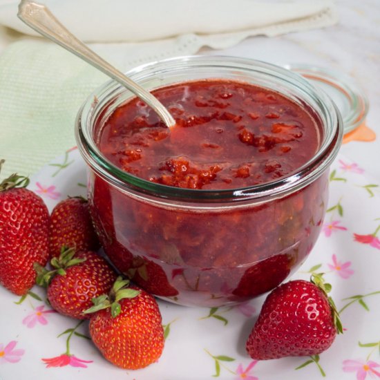 Strawberry Jam – Without Pectin