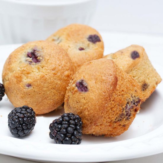 Vegan Blackberry Muffins