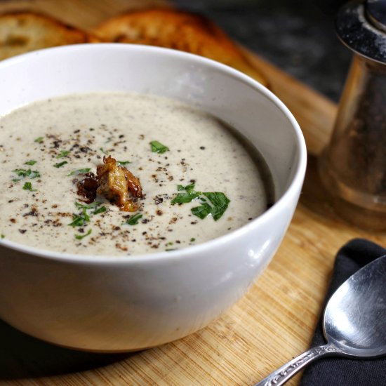 Cream of Morel Soup