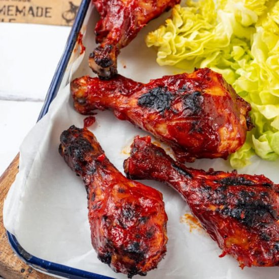 Baked BBQ Chicken Drumsticks