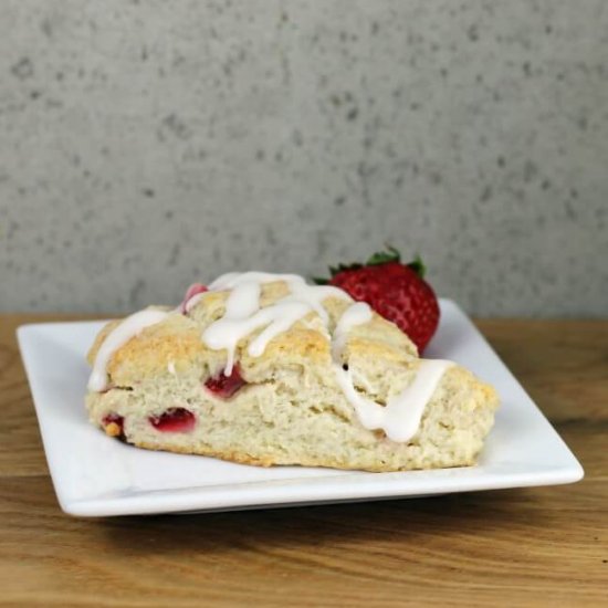 Strawberry Sour Cream Scones