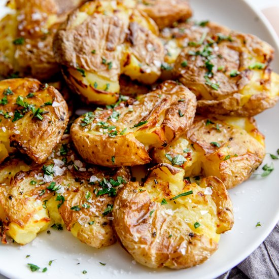 Roasted Smashed Potatoes