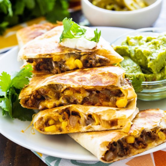 Ground Beef Quesadilla