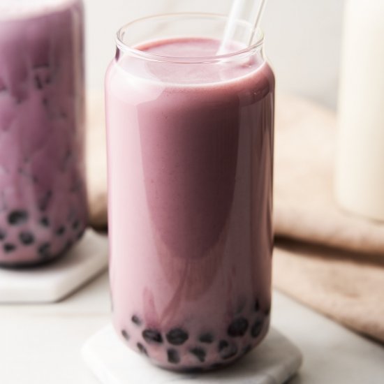 Dairy-Free Taro Bubble Tea