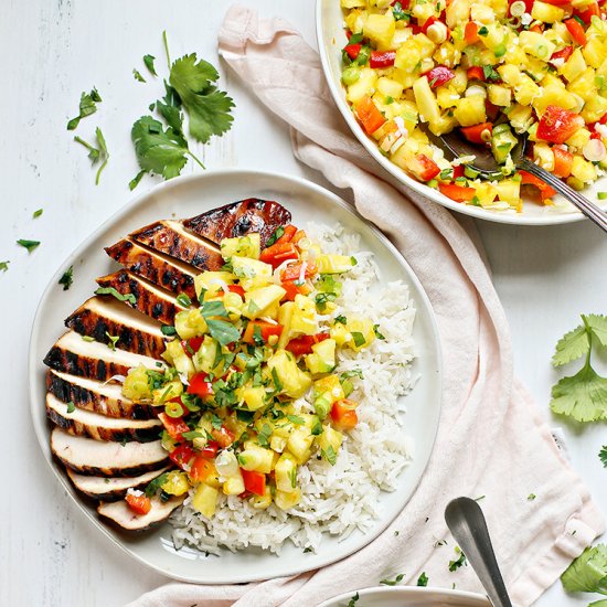 Pineapple Salsa Chicken