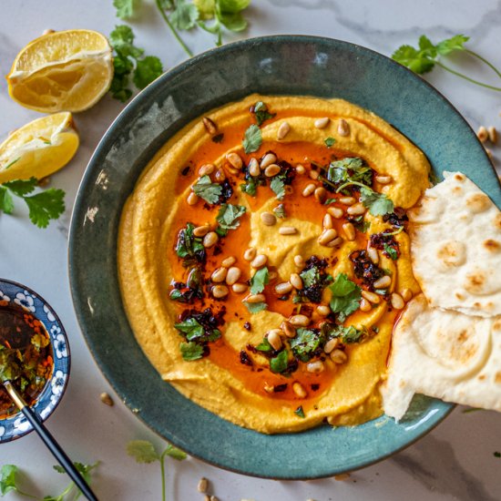 ROASTED SWEET POTATO HUMMUS