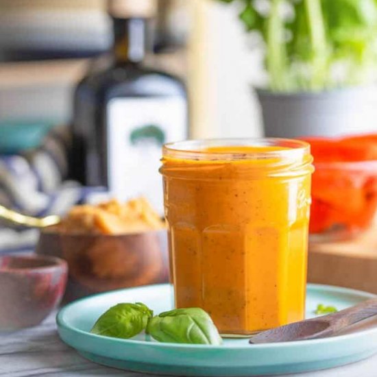 Roasted Red Pepper Miso Dressing