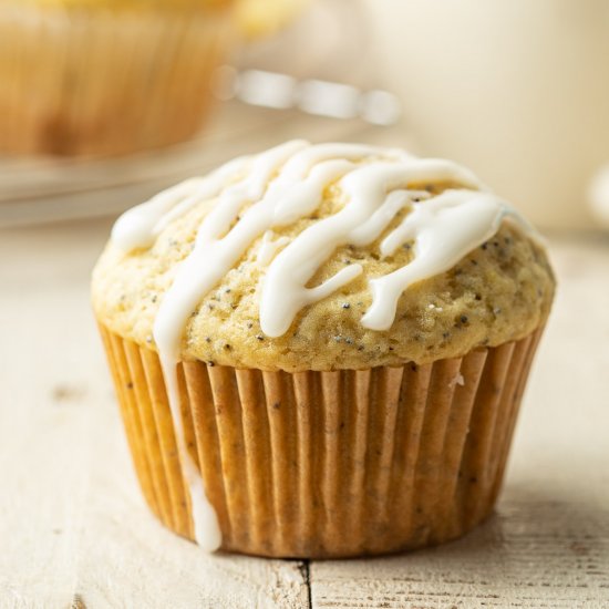 Vegan Lemon Poppy Seed Muffins