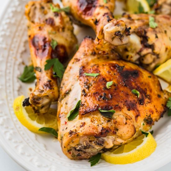 Baked Lemon Garlic Chicken