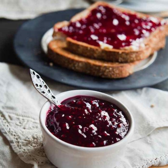 Triple Berry Jam Low Sugar Recipe