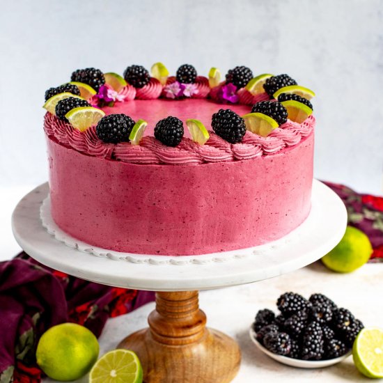 Blackberry Lime Cake