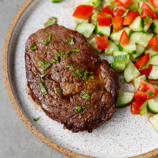 Air Fryer Ribeye Steak