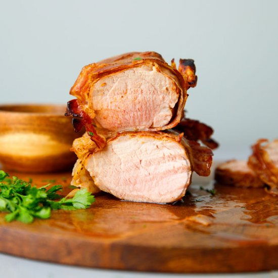 Bacon Wrapped Pork Tenderloin Recip