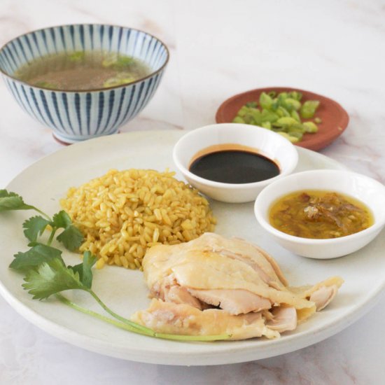 Instant Pot Hainanese Chicken Rice