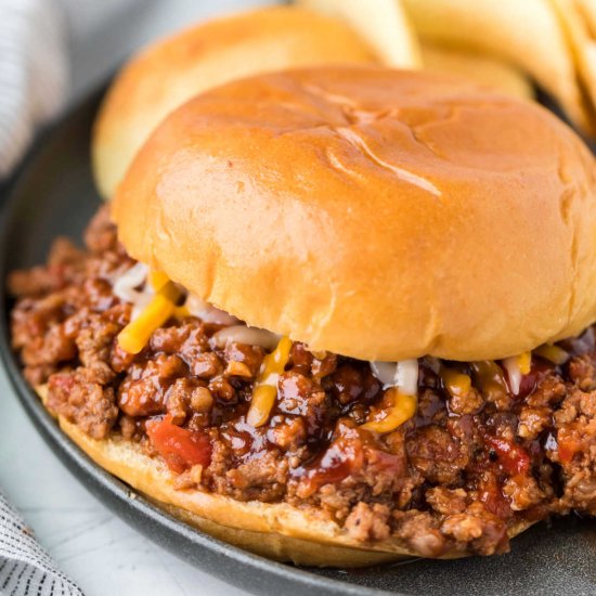 Instant Pot BBQ Sloppy Joes