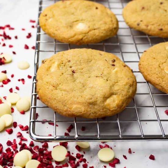 White chocolate chip cookies