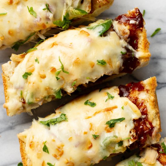 bbq chicken french bread pizza