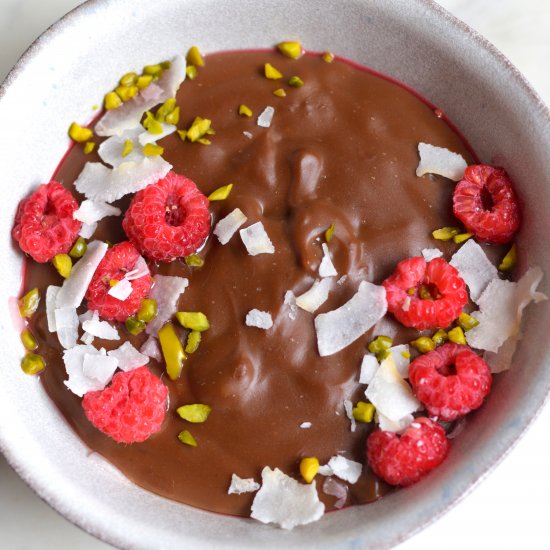 Chocolate Arrowroot Pudding