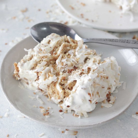 Coconut Ice Box Cake