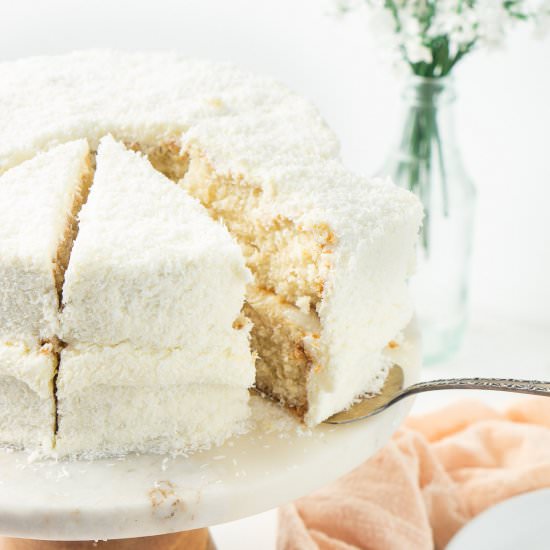 Vegan Coconut Cake