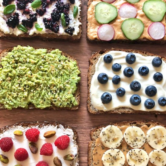 50 Toppings for Toast