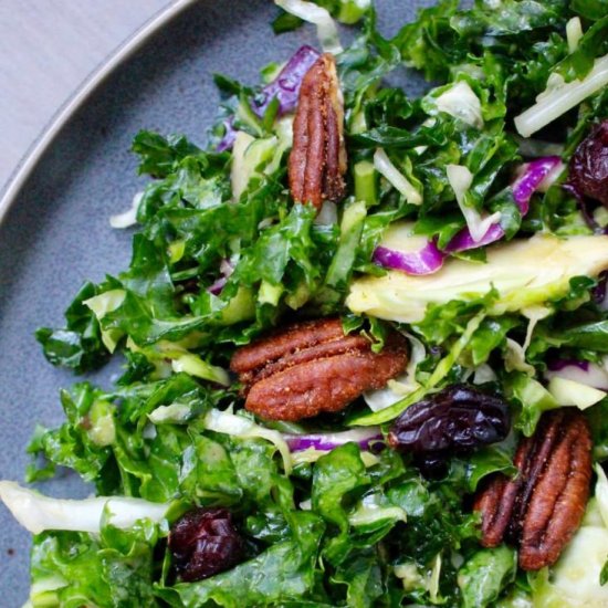 Spicy Peanut Cruciferous Salad