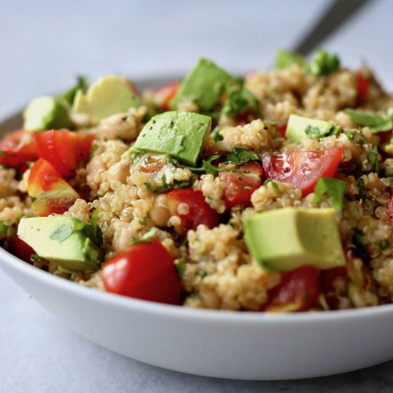 Cilantro Lemon Quinoa Salad