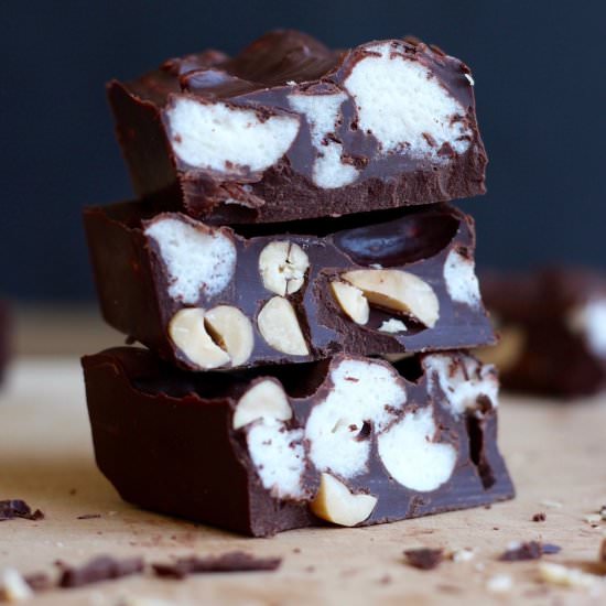 Vegan Rocky Road Bars