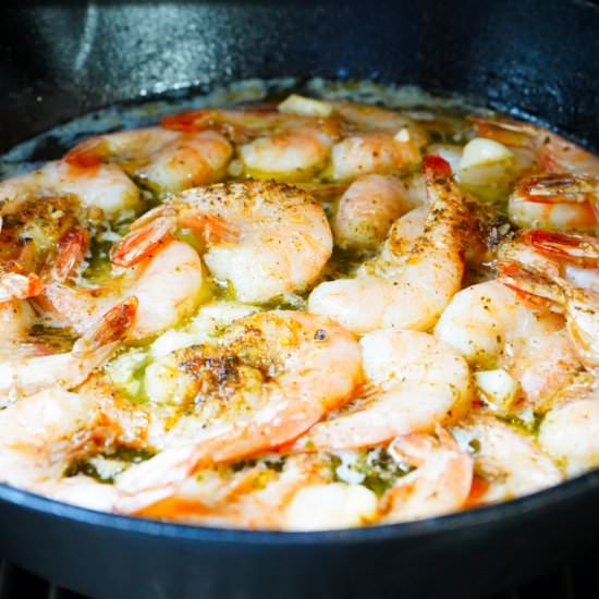 Garlic & Herb Smoked Shrimp