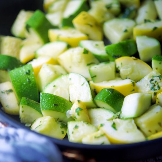 Sautéed Summer Squash