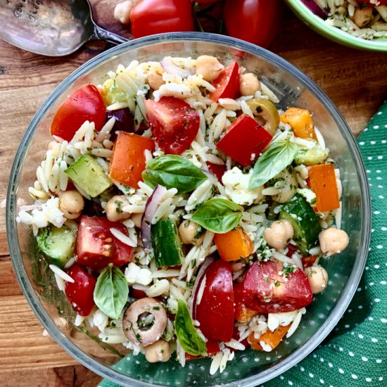 Pesto Orzo Salad