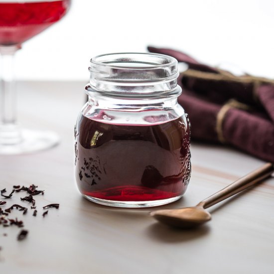 Hibiscus Simple Syrup