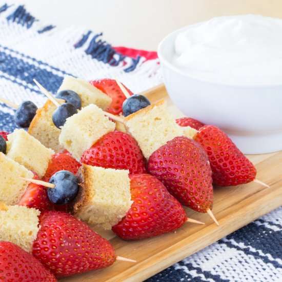 Berry Pound Cake Bites