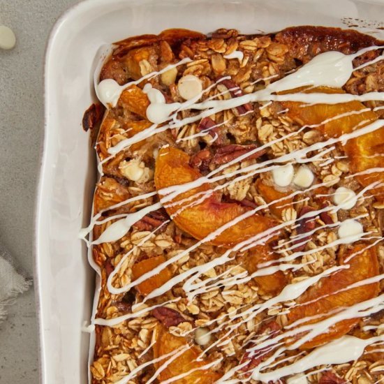 Peach Baked Oatmeal