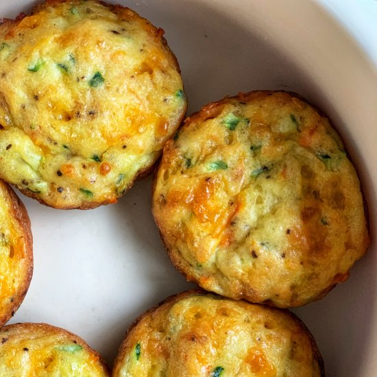 Carrot & Zucchini Breakfast Muffins