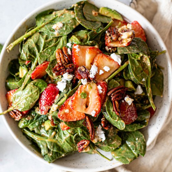 Spinach Strawberry Salad