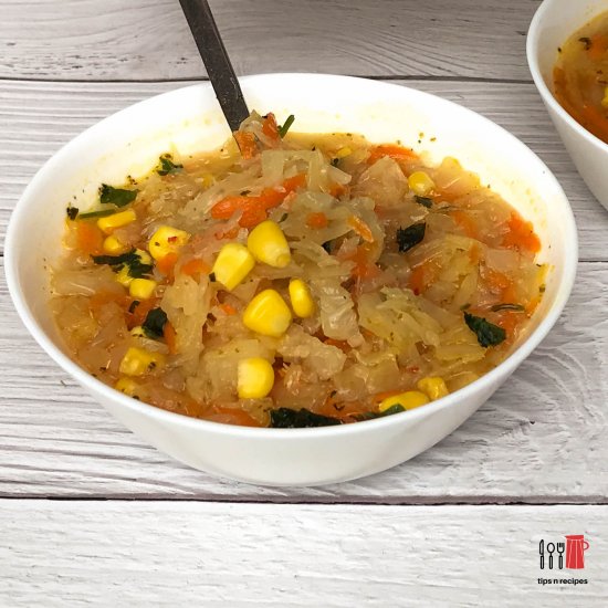 CABBAGE CARROT CORN SOUP |3C SOUP