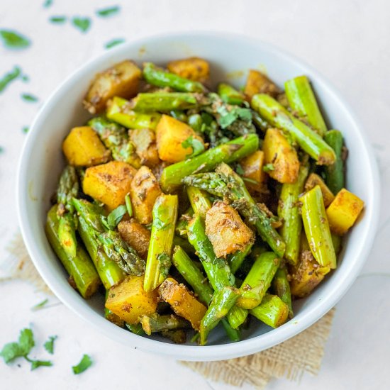 Indian Asparagus Stir Fry