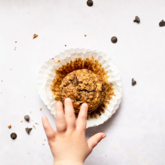 Chocolate Chip Banana Muffins