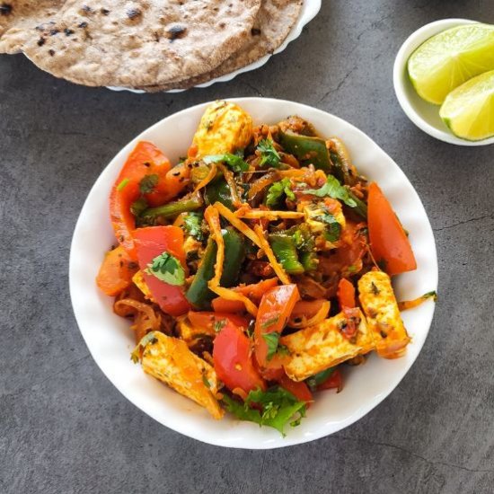 Paneer jalfrezi