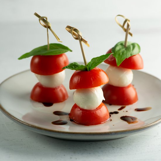 Caprese Salad Skewers!