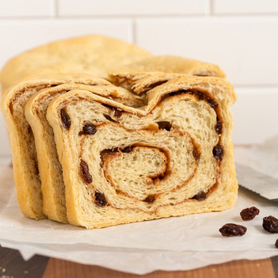 Vegan Cinnamon Raisin Sourdough