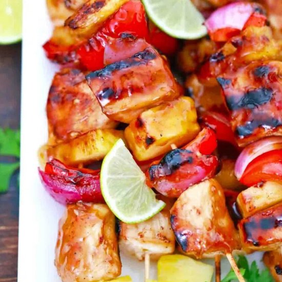 BBQ Chicken Kabobs