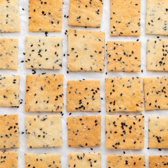 Keto Almond Flour Crackers