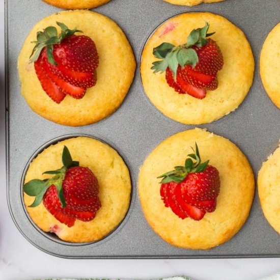 Strawberry Pancake Muffins