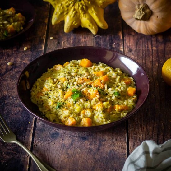 Vegan Butternut Squash Risotto