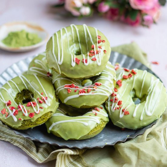 The Best Matcha Donuts!