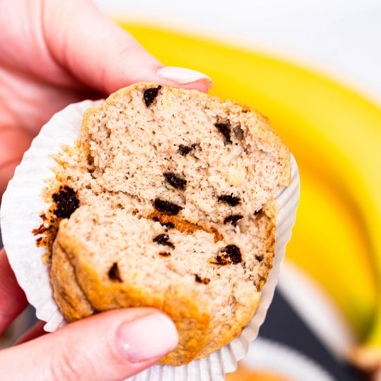 Almond Flour Banana Muffins