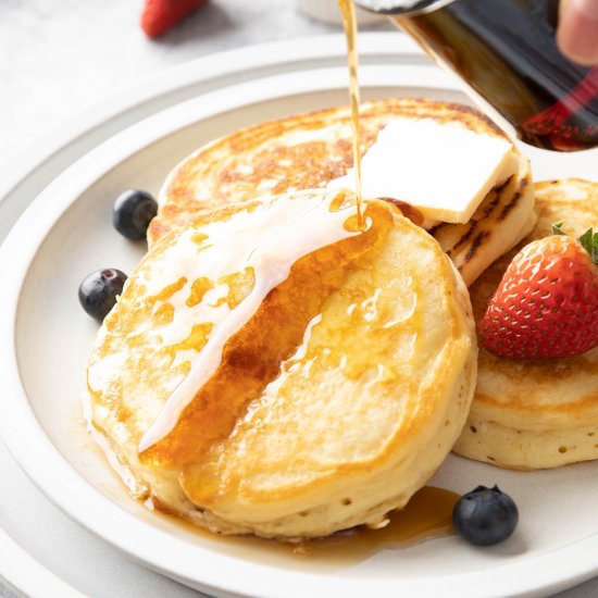 Vegan Buttermilk Pancakes